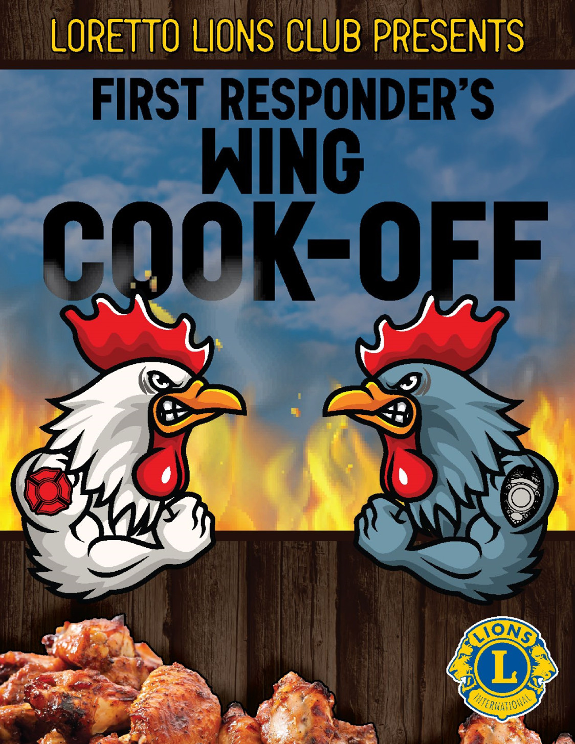 Loretto Lions Club presents first responder's wing cook-off